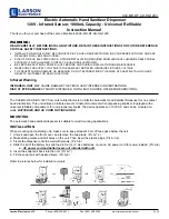 Preview for 1 page of Larson Electronics XLE-MD-DF-AD-HS-120V Instruction Manual
