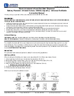 Предварительный просмотр 1 страницы Larson Electronics XLE-MD-DF-AD-HS-BP Instruction Manual