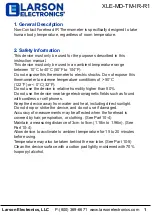 Preview for 2 page of Larson Electronics XLE-MD-TM-IR-R1 Instruction Manual