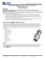 Preview for 1 page of Larson Electronics XLE-PA-N4X-1686-1PH-30A-600V-2P3W-P Instruction Manual