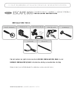 LARSON ESCAPE 800 Installation Instructions Manual preview