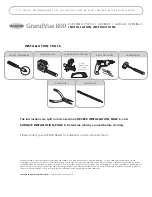 Preview for 1 page of LARSON GrandVue 800 Installation Instructions Manual