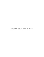 Larsson & Jennings SAXON AUTOMATIC Manual preview