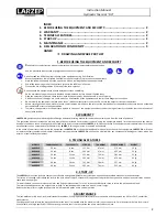 Предварительный просмотр 2 страницы Larzep AU02015 Instruction Manual