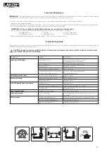 Preview for 9 page of Larzep B02037 Operation And Maintenance Instructions