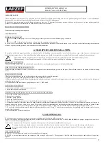 Preview for 4 page of Larzep ECZ01113 Instruction Manual