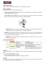 Preview for 4 page of Larzep HAB1101 Instructions & Maintenance Sheet