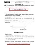 Preview for 4 page of Larzep WA21028 Instructions & Maintenance Sheet