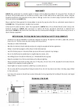 Предварительный просмотр 2 страницы Larzep WAP0035 Instruction Manual