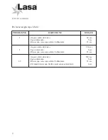 Preview for 32 page of LASA LS 44H Installation, Use And Maintenance Manual