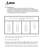 Preview for 48 page of LASA LS 44H Installation, Use And Maintenance Manual