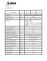 Preview for 52 page of LASA LS 44H Installation, Use And Maintenance Manual