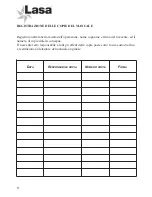 Preview for 56 page of LASA LS 44H Installation, Use And Maintenance Manual