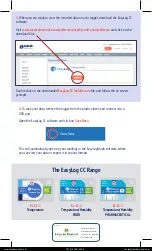 Предварительный просмотр 2 страницы Lascar Electronics EasyLog CC-2 Quick Start Manual