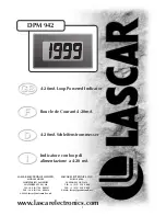 Preview for 1 page of Lascar DPM 942 User Manual