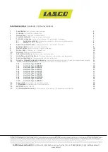 Preview for 4 page of Lasco LA800HZ Operation And Maintenance Manual