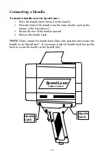 Предварительный просмотр 13 страницы Laser Atlanta SpeedLaser S User Manual