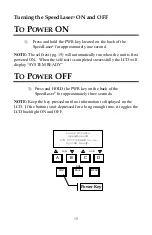 Предварительный просмотр 14 страницы Laser Atlanta SpeedLaser S User Manual