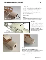 Предварительный просмотр 13 страницы Laser Cut Planes HogNose Building Instructions