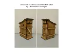 Предварительный просмотр 1 страницы Laser Dollhouse Designs Country Outhouse Assembly Instruction Manual