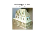 Предварительный просмотр 1 страницы Laser Dollhouse Designs Country Villa Assembly Instructions Manual