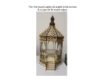 Preview for 1 page of Laser Dollhouse Designs Victorian Gazebo II Assembly Instruction Manual