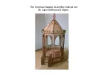 Предварительный просмотр 1 страницы Laser Dollhouse Designs Victorian Gazebo Assembly Instruction