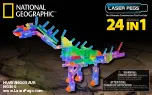 Preview for 1 page of Laser Pegs National Geographic NG300 Huayangosaur Manual