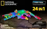 Laser Pegs National Geographic NG300 Mosasaur Manual preview