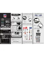 Laser Pegs NFL003 The Scramble Assembly Instruction Manual предпросмотр