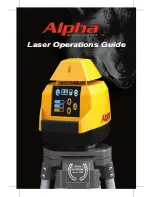 Laser Reference Pro Shot Alpha Operation Manual предпросмотр