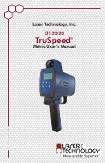 Preview for 1 page of Laser Technology LTI 20/20 TruSpeed User Manual