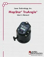 Laser Technology MapStar TruAngle User Manual preview