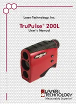 Preview for 1 page of Laser Technology TruPulse 200L User Manual