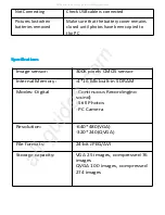 Предварительный просмотр 16 страницы Laser AO-DIGICAM08 User Manual