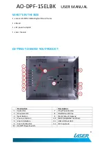 Предварительный просмотр 4 страницы Laser AO-DPF-15ELBK User Manual