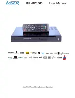 Laser BLU-BD3000 User Manual preview