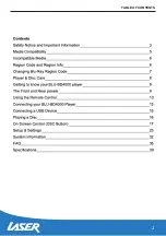 Preview for 2 page of Laser BLU-BD4000 User Manual