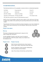 Preview for 6 page of Laser BLU-BD4000 User Manual