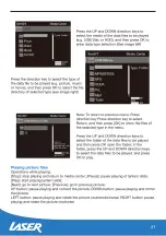 Preview for 21 page of Laser BLU-BD4000 User Manual