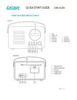 Предварительный просмотр 3 страницы Laser DAB-DG301 Quick Start Manual