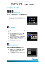 Preview for 13 page of Laser DVBT-C30B User Manual