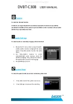 Preview for 17 page of Laser DVBT-C30B User Manual