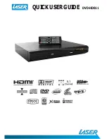 Предварительный просмотр 1 страницы Laser DVD-HD011 Quick User Manual