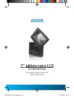 Preview for 9 page of Laser DVD-PORTABLE-7 User Manual