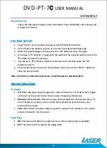 Preview for 14 page of Laser DVD-PT-7C User Manual