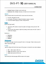 Preview for 16 page of Laser DVD-PT-7C User Manual