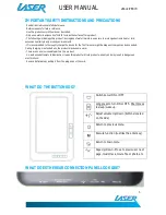 Preview for 3 page of Laser eBook-EB370 User Manual