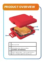 Предварительный просмотр 3 страницы Laser Eezee's Muncheez Microwave Toastie Maker User Manual