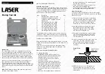 Предварительный просмотр 1 страницы Laser Flaring Tool Instructions